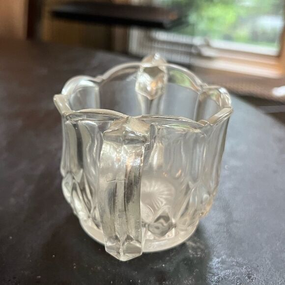 Vintage Heavy Pressed Open Sugar Bowl - Picture 4 of 6